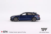 Mini GT 1/64 ABT Audi RS6-R Navarra Blue Metallic