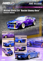 Inno64 1/64 Nissan Silvia (S14) Rocket Bunny Tomonori Idekawa Blue & Purple