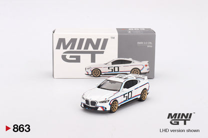 Mini GT 1/64 BMW 3.0 CSL White