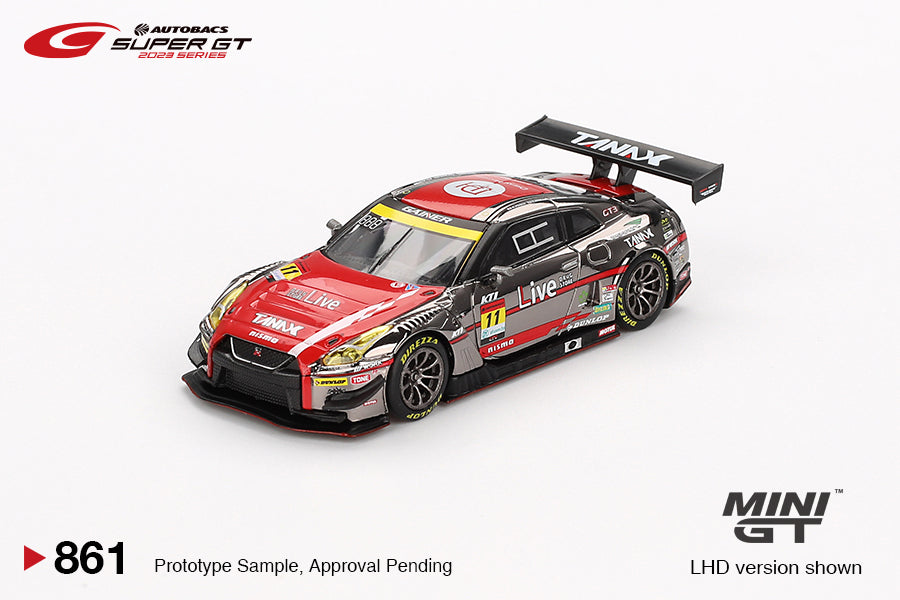 Mini GT 1/64 Nissan GT-R NISMO GT3 #11 2023 SUPER GT SERIES "GAINER TANAX GT-R" GAINER Red & Black