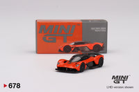 Mini GT 1/64 Aston Martin Valkyrie Maximum Orange