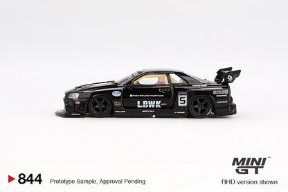 Mini GT 1/64 Nissan LB-ER34 Super Silhouette SKYLINE Black