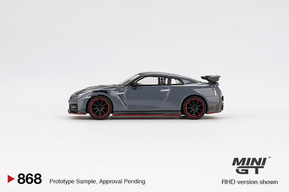 Mini GT 1/64 Nissan GT-R Nismo (R35) 2024 Stealth Gray - MGT00868