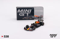 Mini GT 1/64 Oracle Red Bull Racing RB18 #11 Sergio Pérez 2022 Abu Dhabi Grand Prix  3rd Place Black