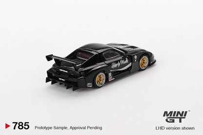Mini GT 1/64 MAZDA RX-7 LB-Super Silhouette Liberty Walk Black
