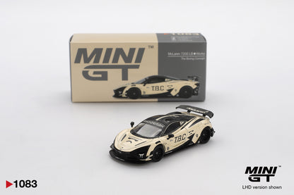 Mini GT 1/64 McLaren 720S LB★Works The Boring Concept Beige & Black - MGT01083