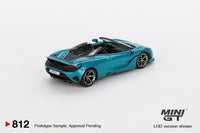 Mini GT 1/64 McLaren 750S Spider Belize Blue