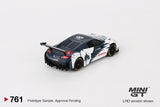 Mini GT 1/64 Honda NSX GT3 EVO AlphaTauri Yuki Tsunoda 2023 Red Bull Formula Nurburgring Blue & White