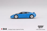 Mini GT 1/64 Bugatti EB110 GT Blu Bugatti Blue