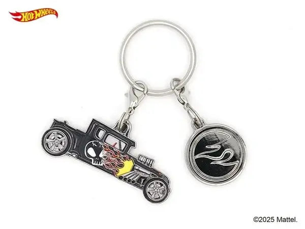 Hot Wheels Key Chain Bone Shaker Black - HWU87902