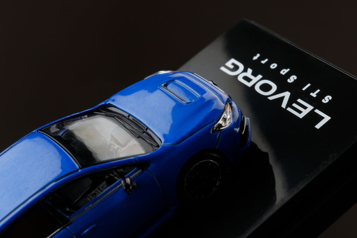 Hobby Japan 1/64  Subaru Levorg STI Sport EyeSight Black Selection WR Blue Pearl