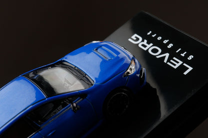 Hobby Japan 1/64  Subaru Levorg STI Sport EyeSight Black Selection WR Blue Pearl