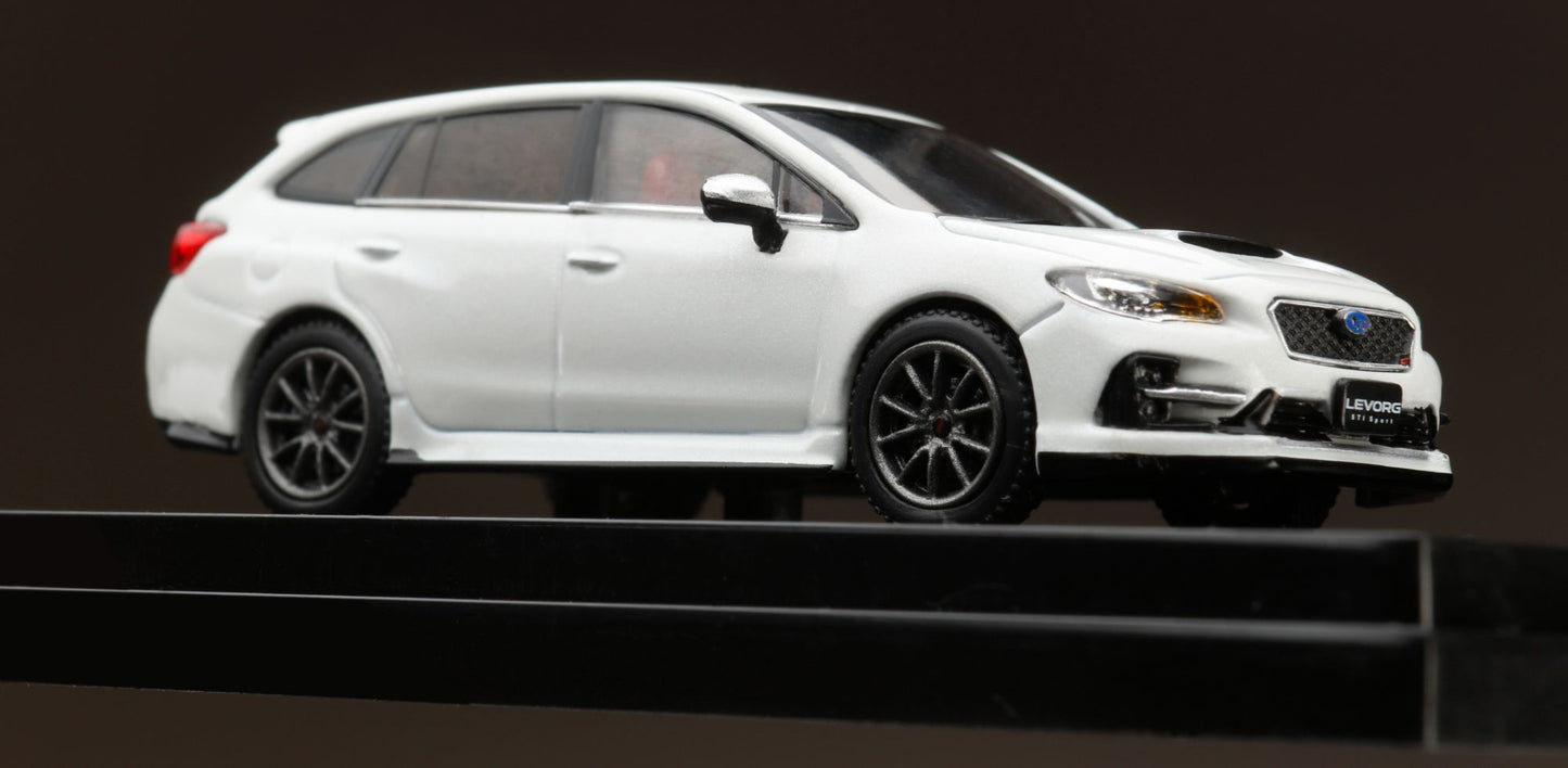 Hobby Japan 1/64  Subaru Levorg STI Sport EyeSight (VM / F type) Crystal White Pearl