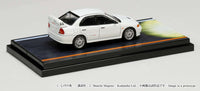 Hobby Japan 1/64 Mitsubishi Lancer RS Evolution IV / Initial D VS Takumi Fujiwara Seiji Iwagi Comes with Driver Figure White