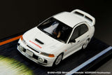 Hobby Japan 1/64 Mitsubishi Lancer RS Evolution IV / Initial D VS Takumi Fujiwara Seiji Iwagi Comes with Driver Figure White