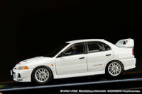 Hobby Japan 1/64 Mitsubishi Lancer RS Evolution IV / Initial D VS Takumi Fujiwara Seiji Iwagi Comes with Driver Figure White