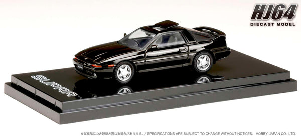 Hobby Japan 1/64 Toyota Supra (A70) 2.5GT Twin Turbo Limited w/ Outer Sliding Sunroof Parts Black