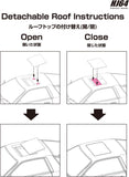 Hobby Japan 1/64 Toyota Supra (A70) 2.5GT Twin Turbo Limited w/ Outer Sliding Sunroof Parts Black