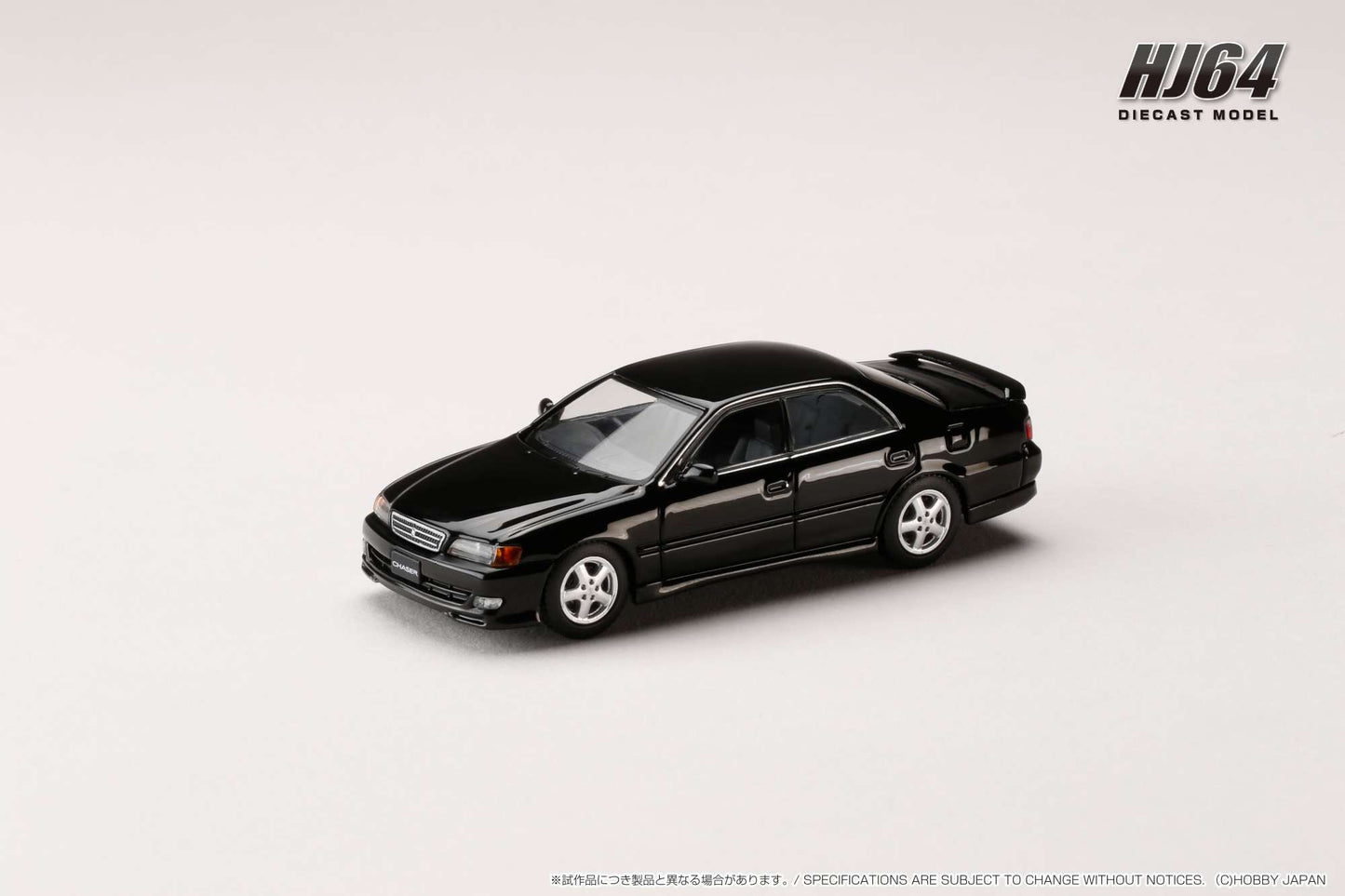 Hobby Japan 1/64 Toyota Chaser TOURER V (JZX100) 1998 Black (Custom Color)