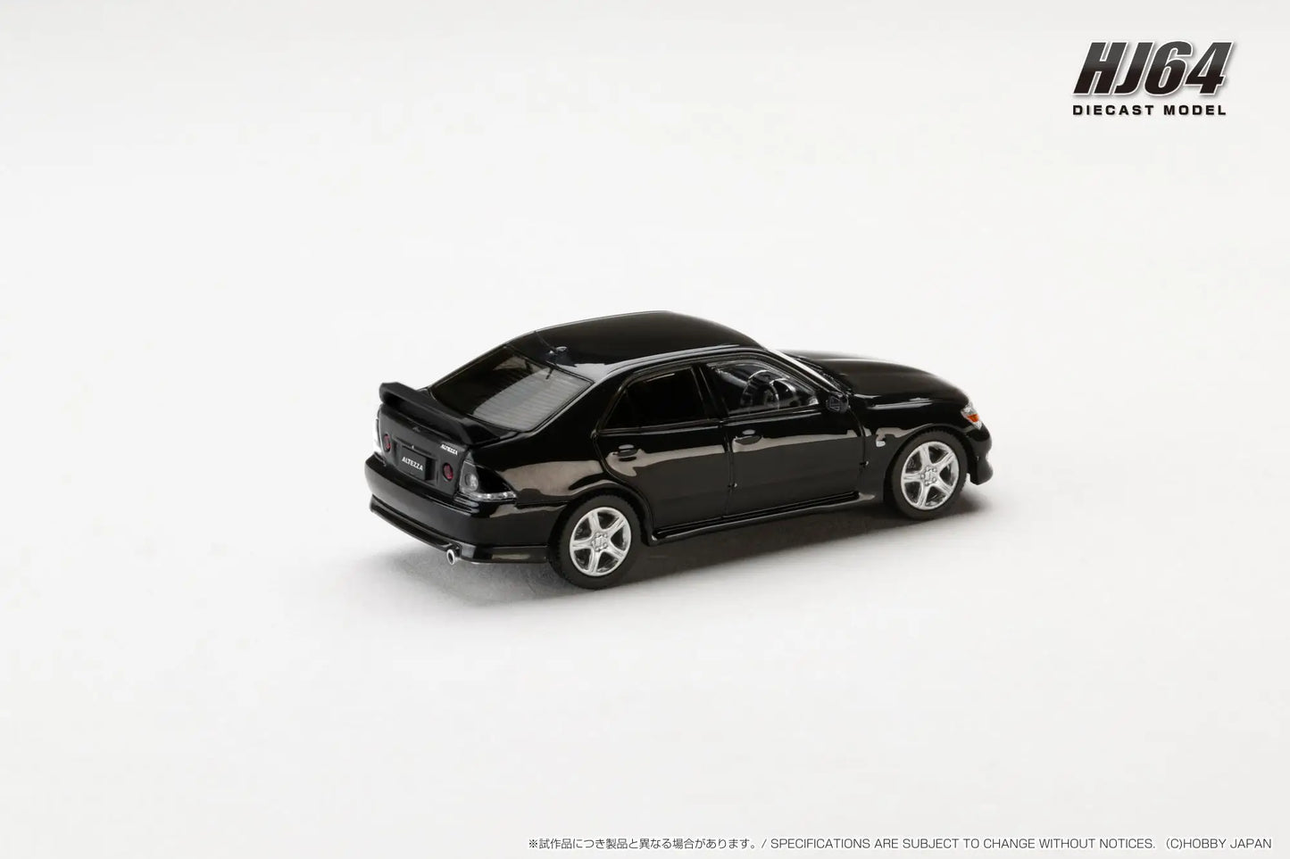 Hobby Japan 1/64 Toyota Altezza RS200 (E10) 1998 Genuine Option Parts Black - HJ642080BBK