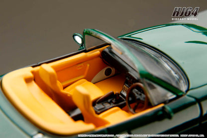 Hobby Japan 1/64 Eunos Roadster (NA6CE) V-Special Genuine Options Wheel w/ Tonneau Cover Neo Green
