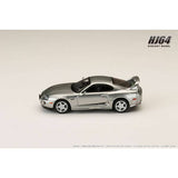 Hobby Japan 1/64 1/64 Toyota Supra RZ (JZA80) Active Spoiler Parts Silver Metallic Graphite