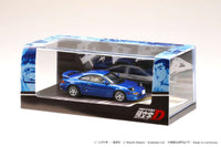 Hobby Japan 1/64 Initial D Toyota MR2 (SW20) G-Limited Dvs Fujiwara Takumi Kogashiwa Kai Driver Figure Included Blue