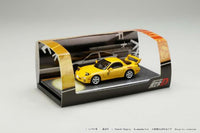 Hobby Japan 1/64 Initial D MAZDA RX-7 (FD3S) RED SUNS / VS Takumi Fujiwara Takahashi Keisuke driver figure included Yellow