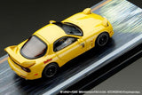 Hobby Japan 1/64 Initial D MAZDA RX-7 (FD3S) RED SUNS /  VS Takeshi Nakazato Keisuke Takahashi driver figure included Yellow