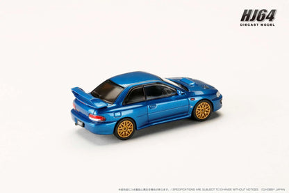 Hobby Japan 1/64 Subaru Impreza 22B STI Version GC8 Sonic Blue Mica