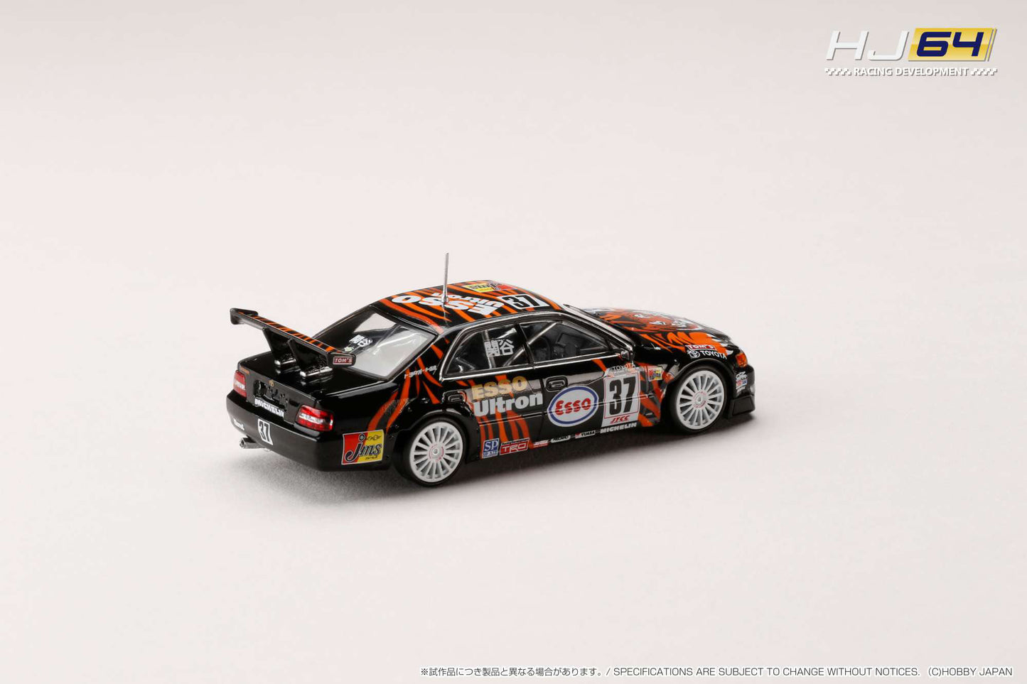 Hobby Japan 1/64 Toyota Esso TOM'S Chaser (#37) 1998 JTCC Black & Orange