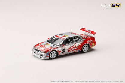 Hobby Japan 1/64 Toyota ZENT TOM'S Chaser (#36) 1998 JTCC Red & Silver