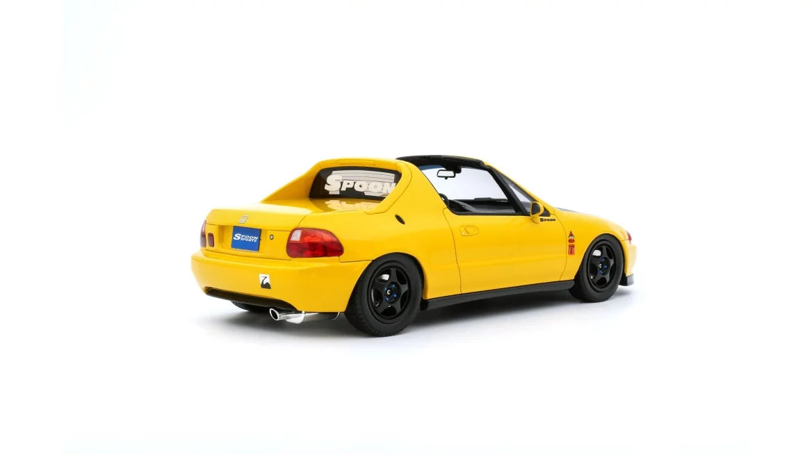 Otto Mobile 1/18 Honda Civic Del Sol Spoon Yellow - OT1154