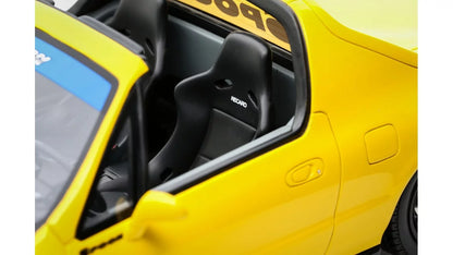 Otto Mobile 1/18 Honda Civic Del Sol Spoon Yellow - OT1154