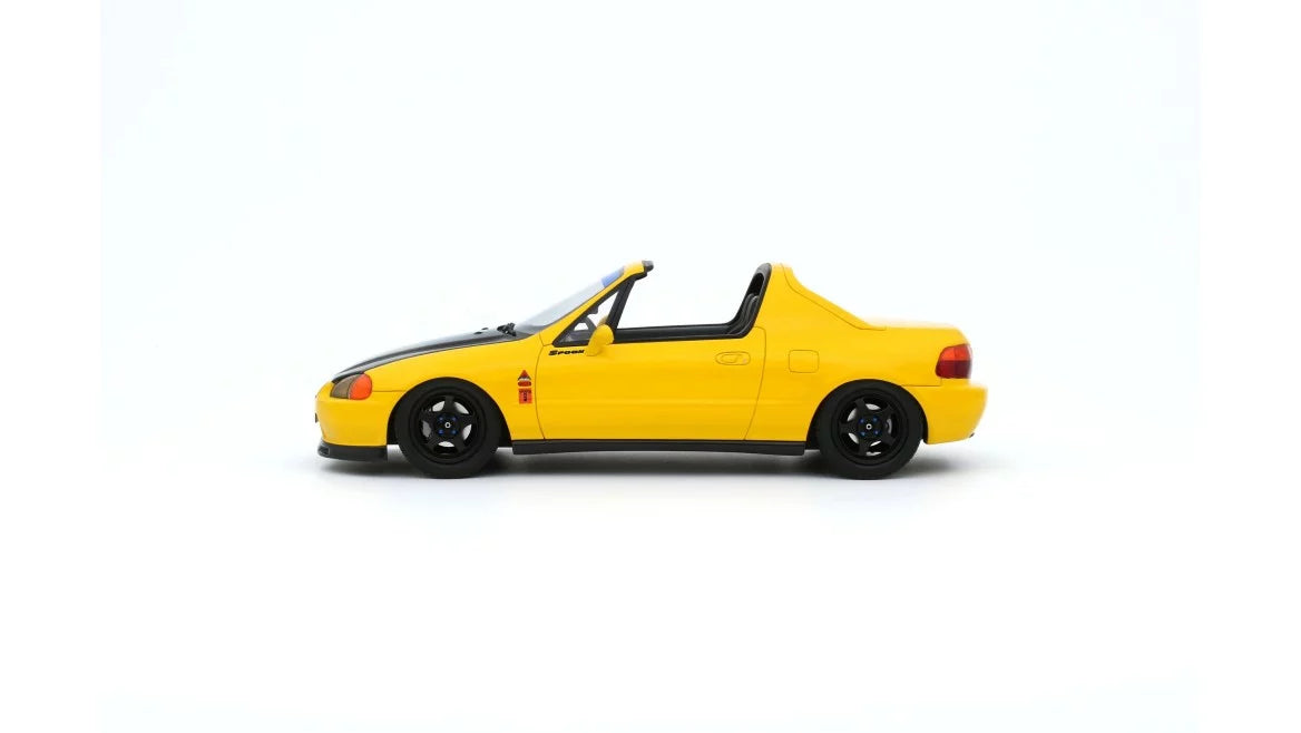Otto Mobile 1/18 Honda Civic Del Sol Spoon Yellow - OT1154
