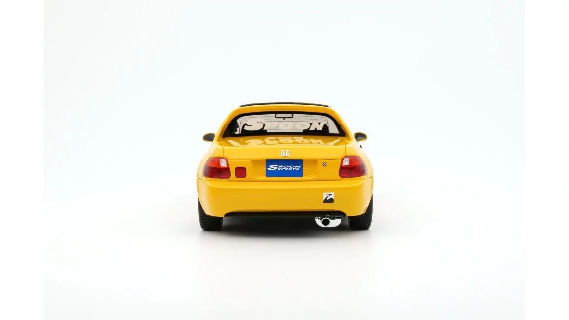 Otto Mobile 1/18 Honda Civic Del Sol Spoon Yellow - OT1154