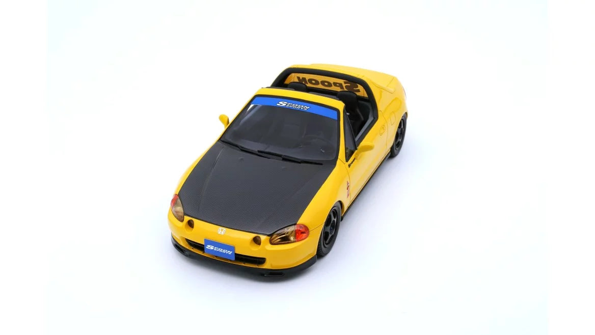 Otto Mobile 1/18 Honda Civic Del Sol Spoon Yellow - OT1154