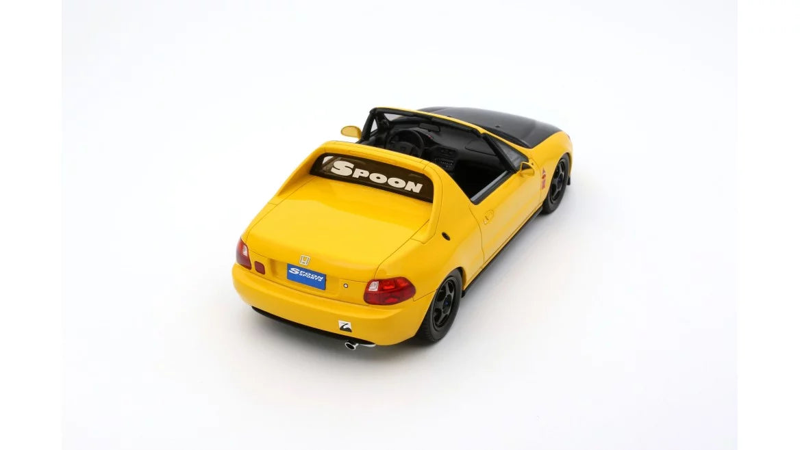 Otto Mobile 1/18 Honda Civic Del Sol Spoon Yellow - OT1154