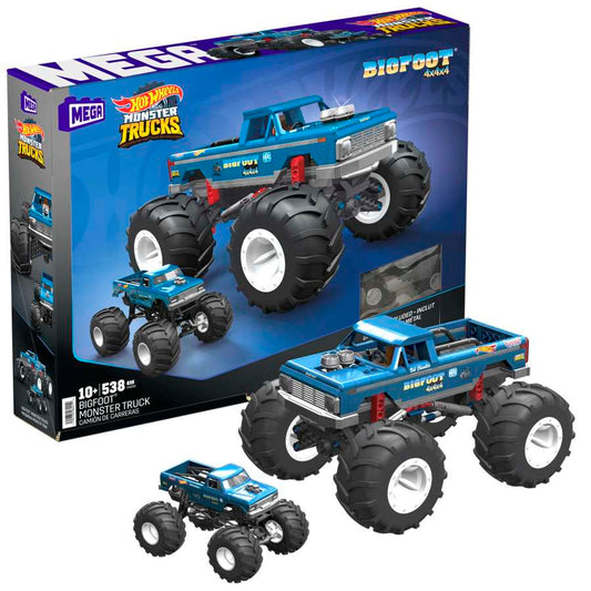 Mattel MEGA Hot Wheels 1/18 Bigfoot Monster Truck