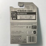 * Japan Card * Hot Wheels 1/64 ‘15 Mazda MX-5 Miata Black