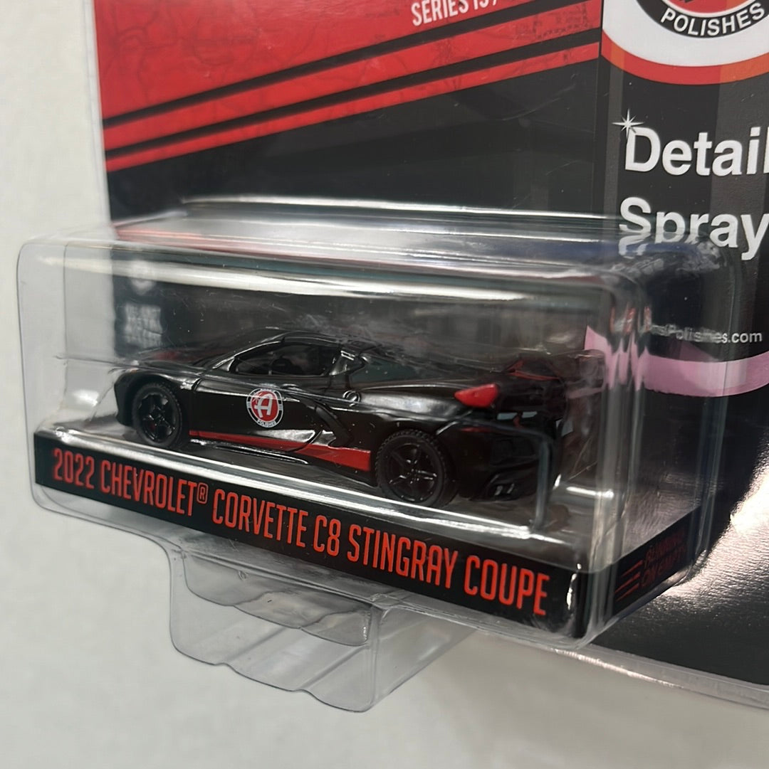 1/64 Greenlight 2022 Chevrolet Corvette C8 Stingray Coupe (Running on Empty) - Damaged Card