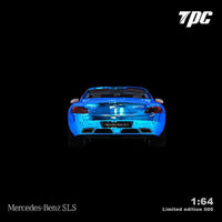 TPC 1/64 Mercedes SLS AMG Chrome Blue