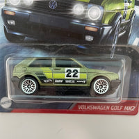 Hot Wheels 1/64 Volkswagen Golf MK2 Green