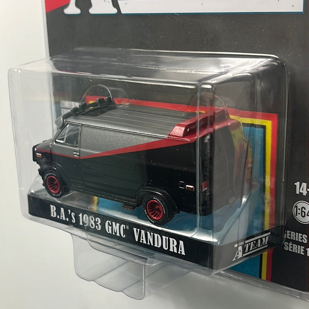 Greenlight Hollywood 1/64 The A Team B.A.’s 1983 GMC Vandura Black