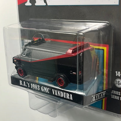 Greenlight Hollywood 1/64 The A Team B.A.’s 1983 GMC Vandura Black