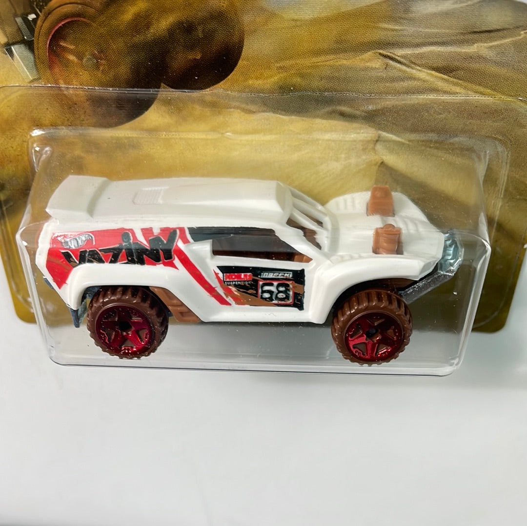 Hot Wheels 1/64 Dune Crusher Off Road White