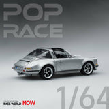 1/64 Pop Race Singer 911 Targa Silver