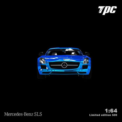 TPC 1/64 Mercedes SLS AMG Chrome Blue