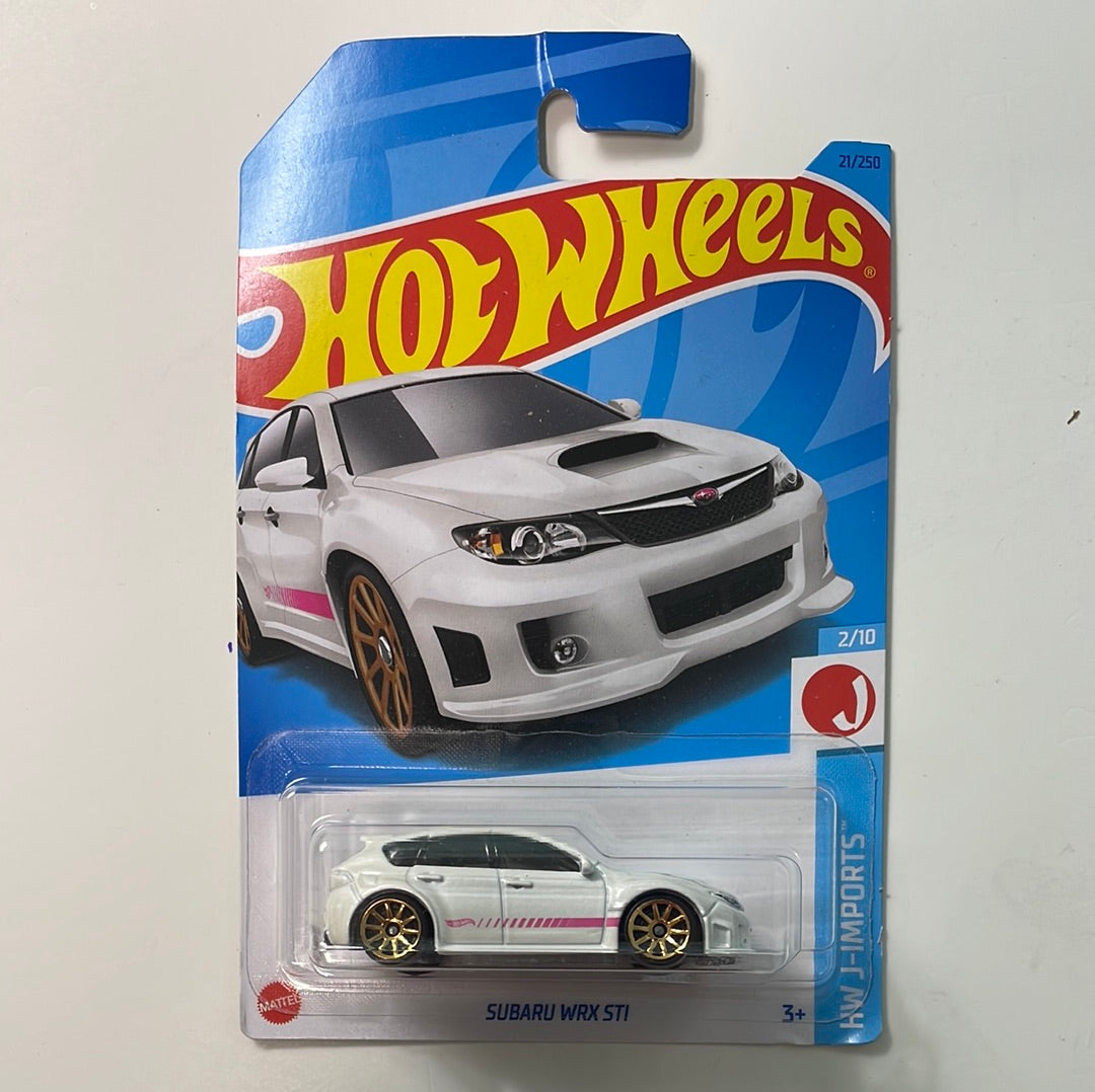 Hot Wheels 1/64 Subaru WRX STI Japanese Card White – Flipn Diecast