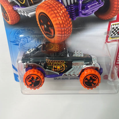 Hot Wheels 1/64 Treasure Hunt Baja Bone Shaker Black & Purple